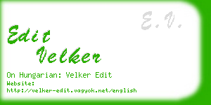 edit velker business card